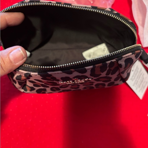 Kate Spade Leopard Print Cosmetic Bag - Picture 5 of 7